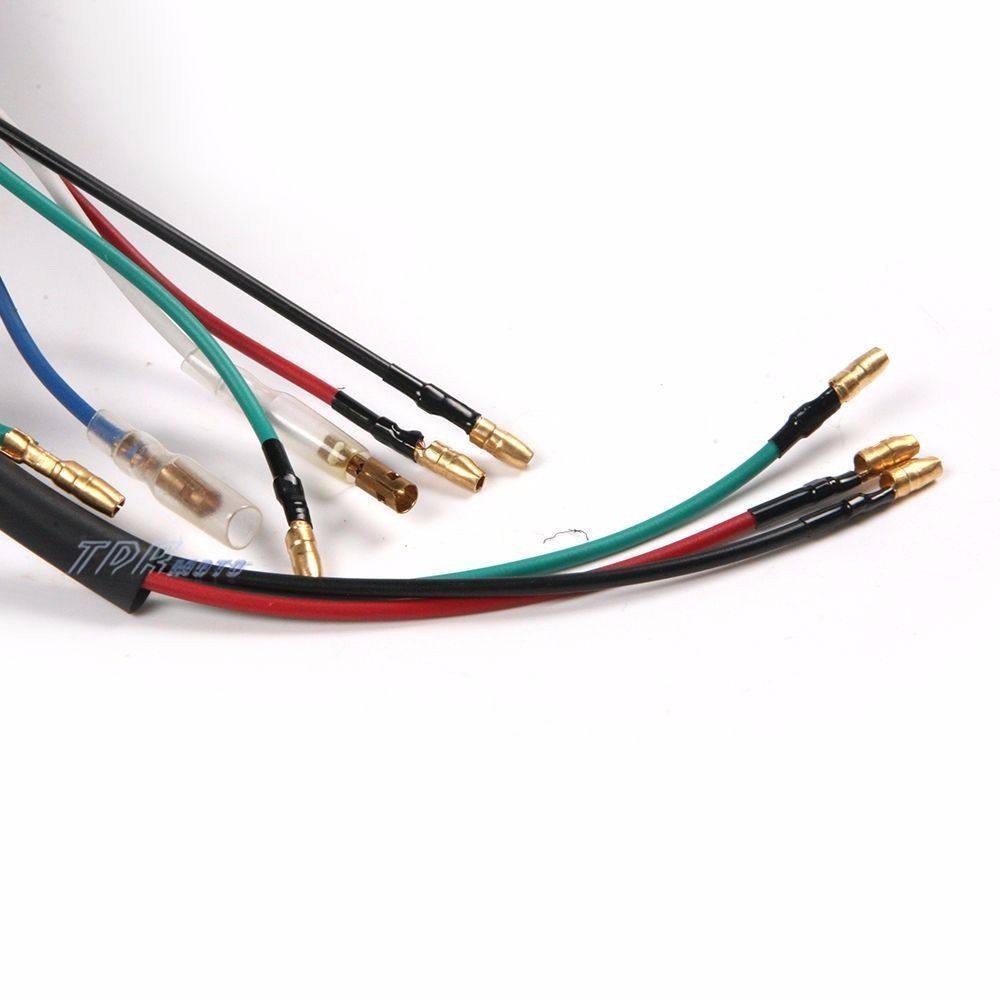 6.5" Motorcycle Headlight Amber LED Turn Signal Indicators For Harley Cafe Racer - TDRMOTO