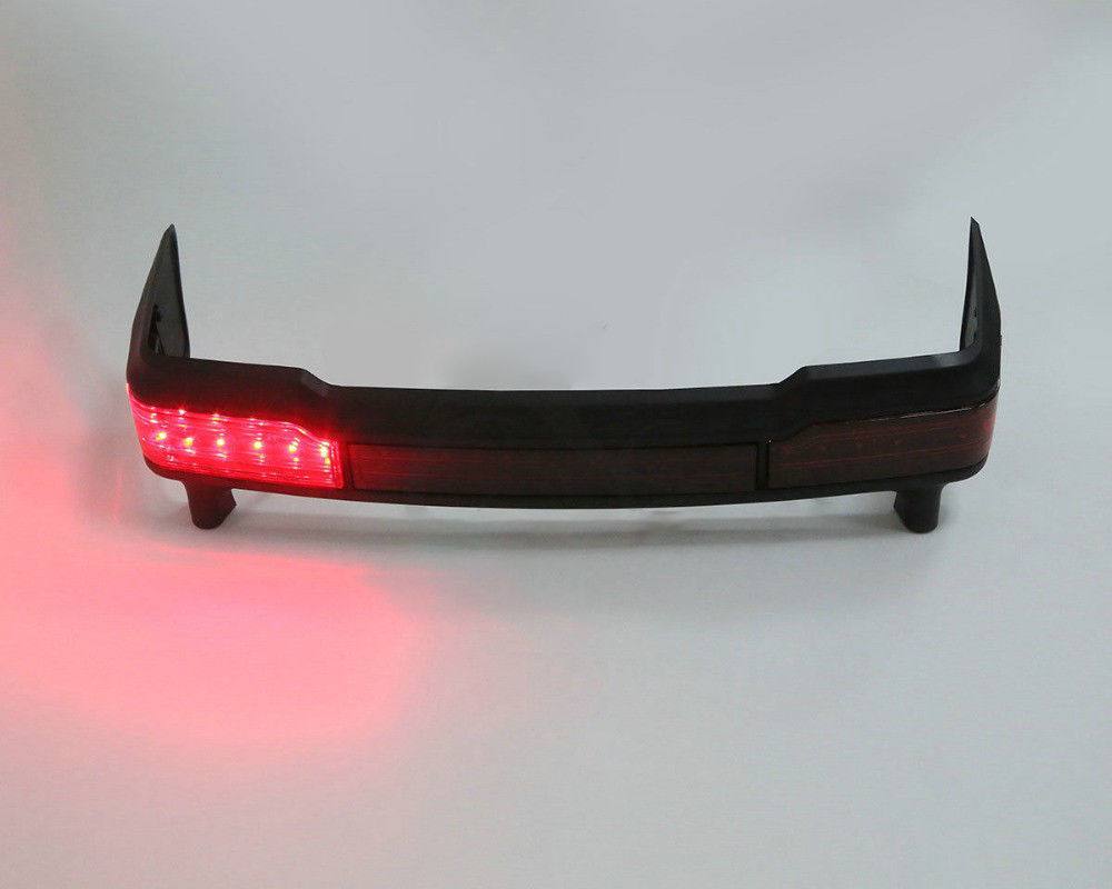 Black LED Tail Light Brake Running Lamp Suit Harley Touring Trunk King Tour Pack - TDRMOTO