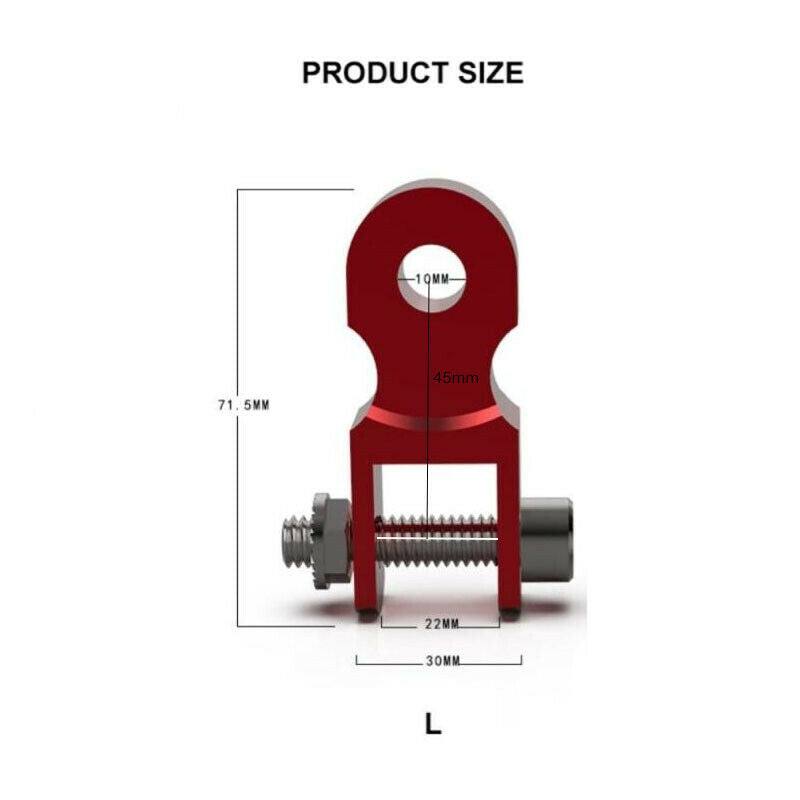 Height Extension Extender Rear Shock Absorber Riser Suspension ATV 72mm RED - TDRMOTO