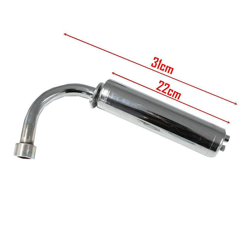Exhaust Muffler Pipe of 2 Stroke 100CC Engine Kit for Motorised Push Bike Motor - TDRMOTO