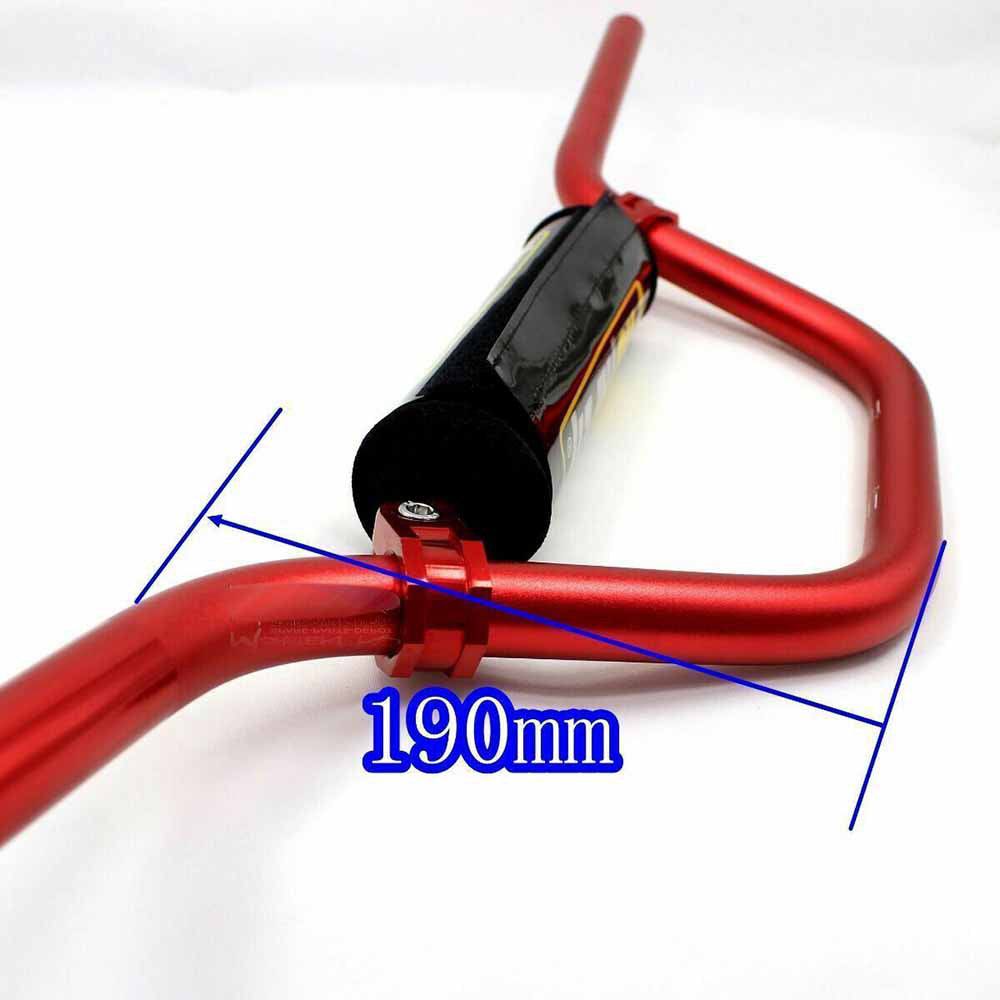 22mm 7/8" Universal Fit Red Handlebar For Dirt Bike ATV Quad - TDRMOTO