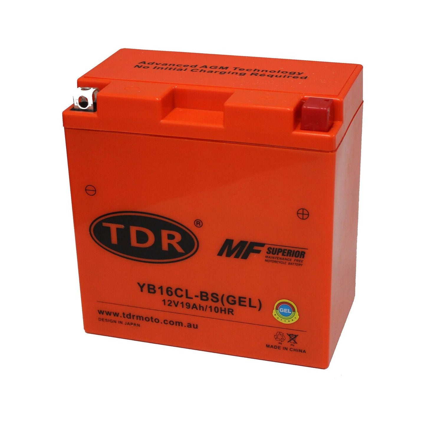 YB16CL-BS 12V 19Ah ATV UTV Battery Polaris Yamaha Jet Ski All Wave Runner Models - TDRMOTO