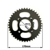 428 41T 58mm Rear Sprocket - TDRMOTO