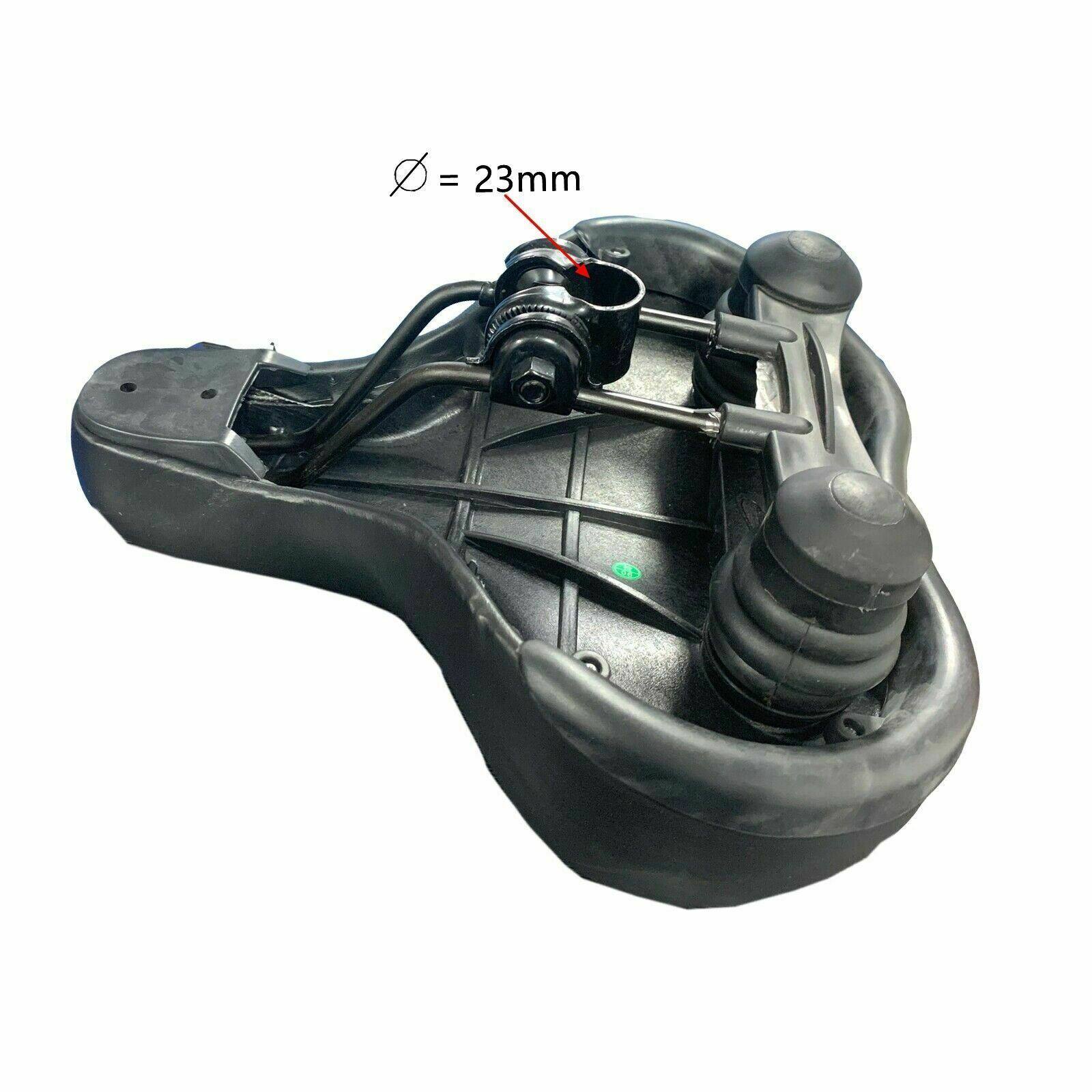 Bicycle Seat Saddle Comfy Thick Padded PU Leather Memory Foam Shock Absorption - TDRMOTO