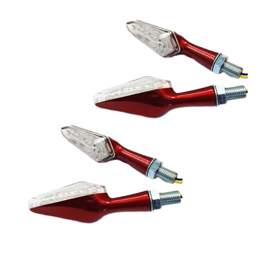 4pcs Motorcycle Indicators LED Red Turn Signal Fits Honda CB1300 CB 1300 R F - TDRMOTO