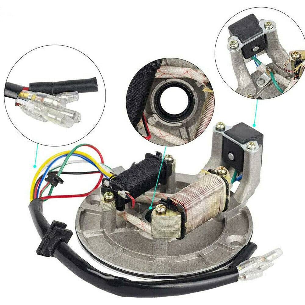 Stator Magneto Coil Plate For 110cc 125cc ATV QUAD PIT Trail Dirt BIKE Atomik Thumpstar - TDRMOTO