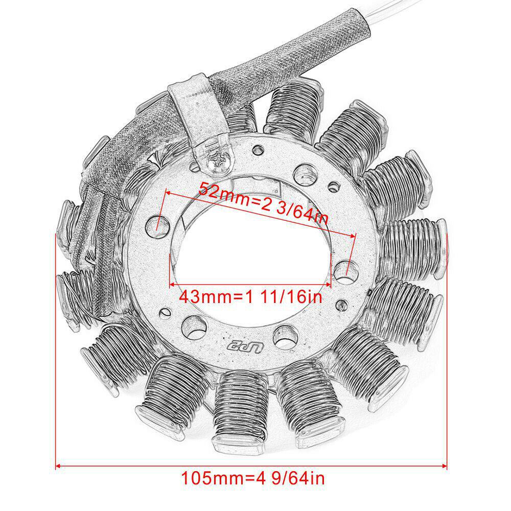 Magneto Generator Engine Stator Coil For Kawasaki ZX1000 Ninja ZX10R 2015 2017 - TDRMOTO