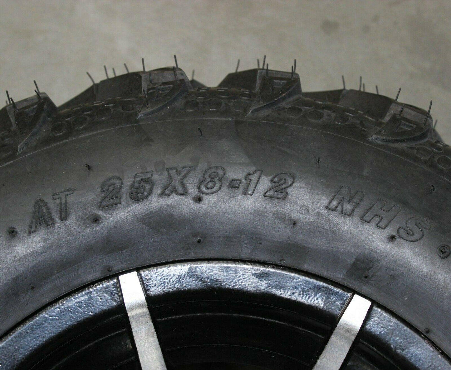 25X8-12" Front Alloy Wheel Rim Tyre Tire For Quad Dirt Bike ATV Buggy - TDRMOTO