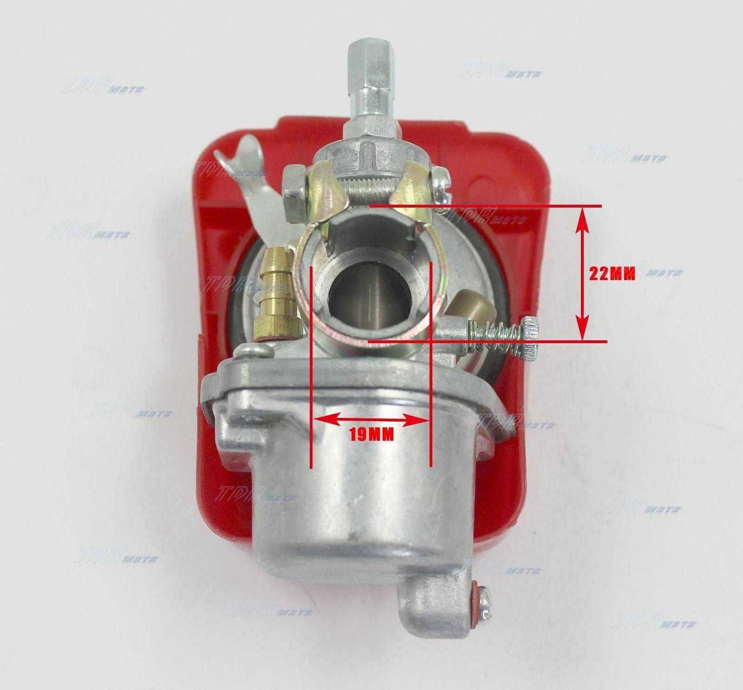 Carburetor Carby 2 Stroke 49cc 66cc 70cc 80cc Motorized Push Bike RED - TDRMOTO