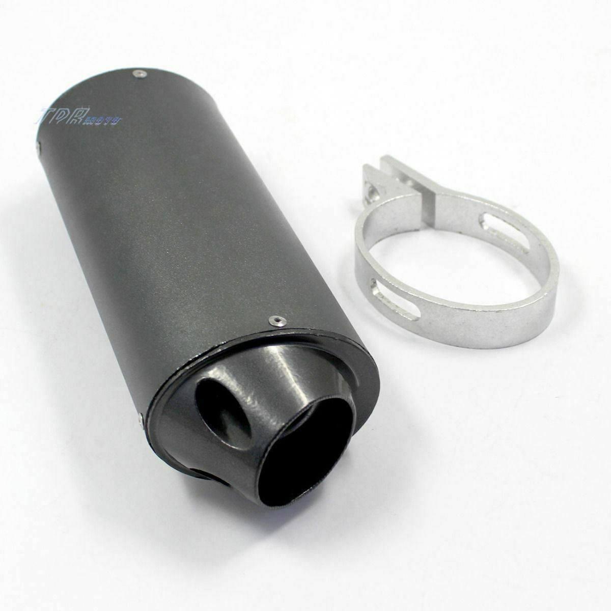 38mm Grey Big Bore Exhaust Muffler Pipe For Honda CRF50 Copy Dirt Bikes - TDRMOTO