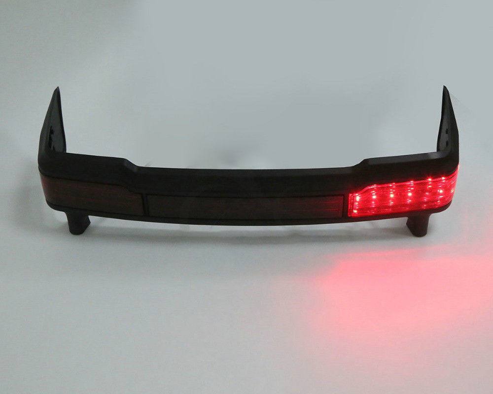 Black LED Tail Light Brake Running Lamp Suit Harley Touring Trunk King Tour Pack - TDRMOTO