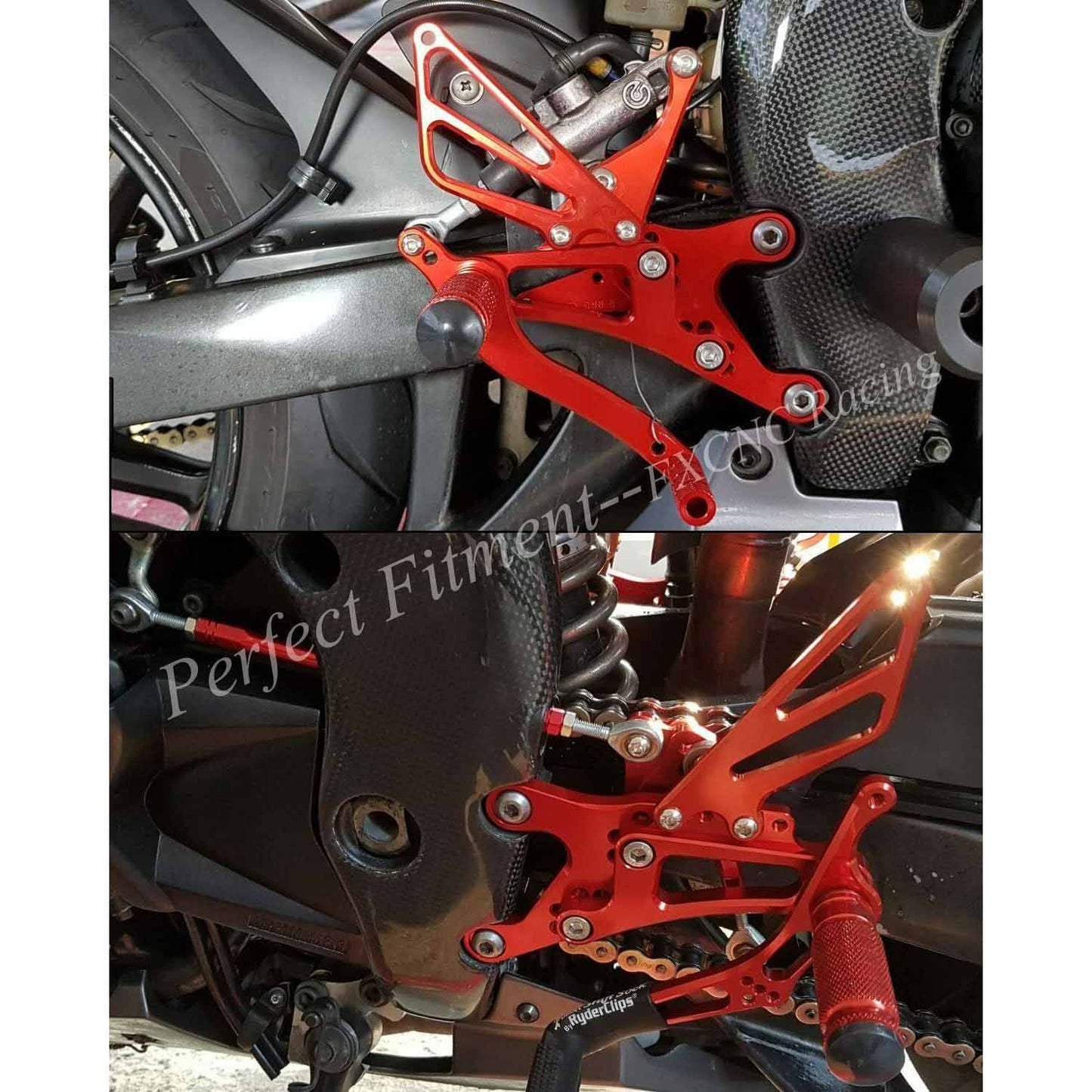 Rearsets Foot Pegs For Yamaha YZF R1 2004 2005 2006 - TDRMOTO