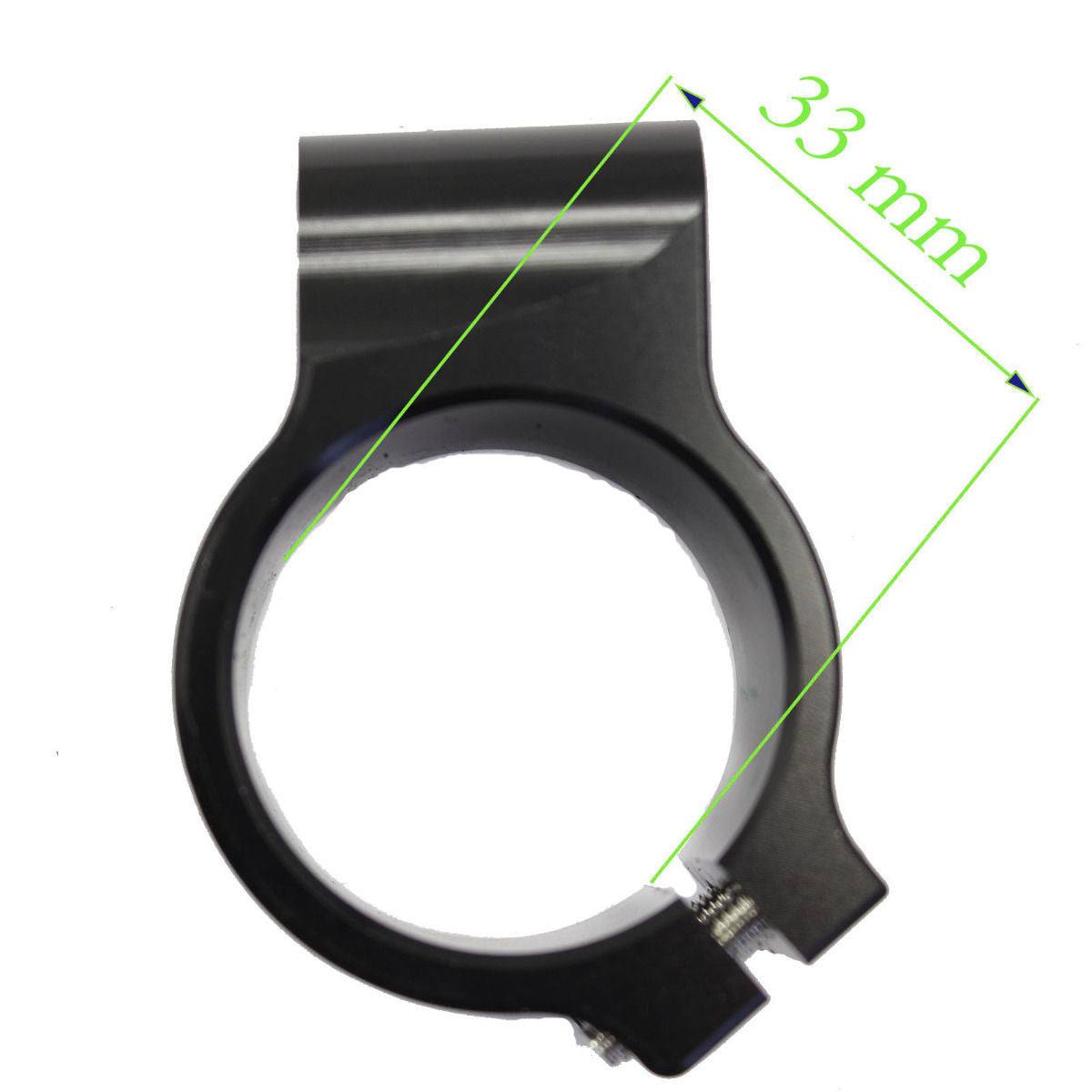 7/8" CNC 33mm Clip On Ons Fork Tube Handlebars Bar Regular Cafe Racer Adjustable - TDRMOTO