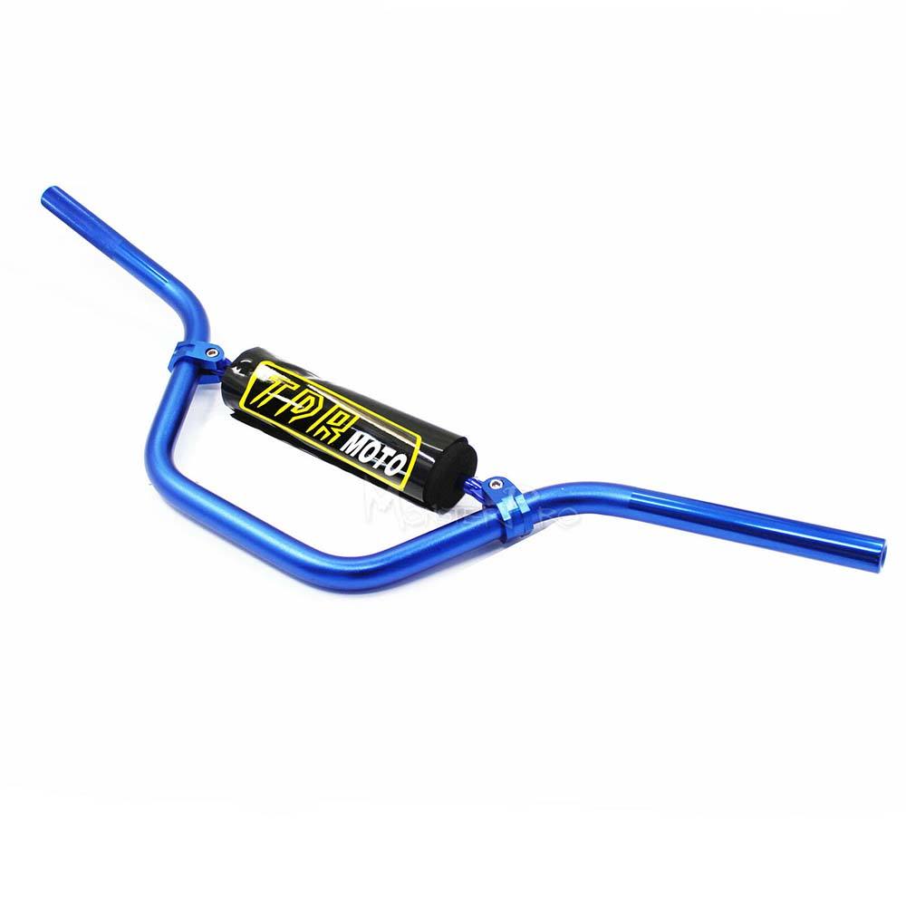 22mm 7/8" Universal Fit Blue Handlebar For Dirt Bike ATV Quad - TDRMOTO