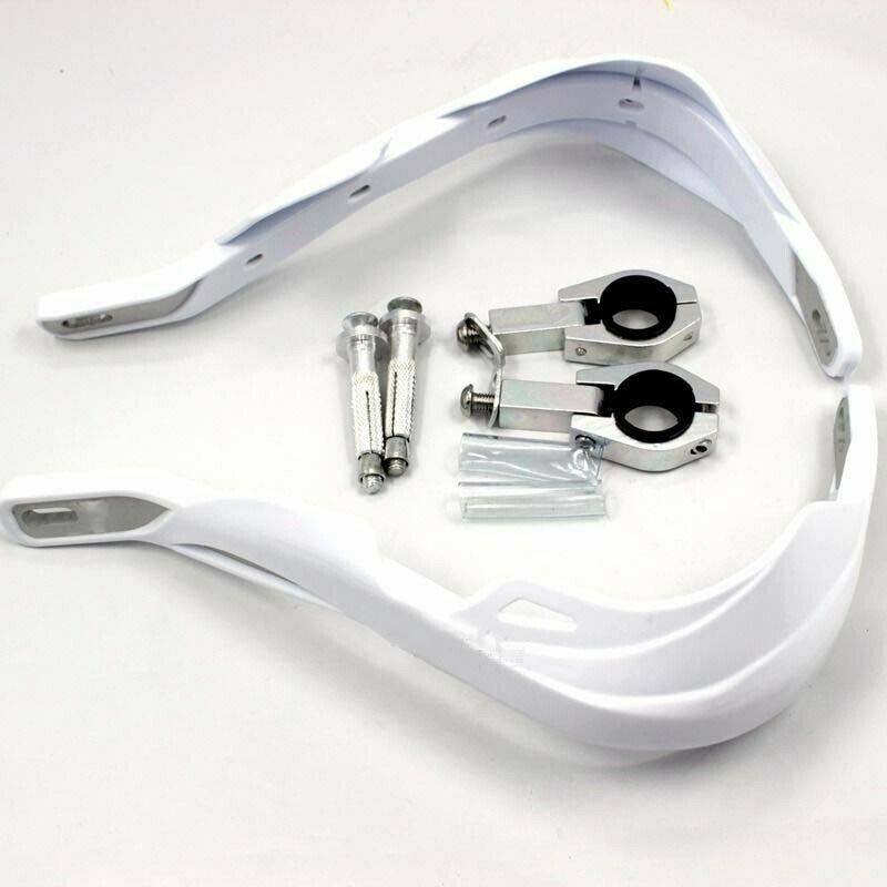 WHITE Motocross Hand Guards Motorcycle Dirt Bike Atv handguards for 22 28mm Bar - TDRMOTO