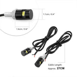 2 x LED License Number Plate Light Screw Bolt Bulbs SMD For Car Motorcycle WHITE - TDRMOTO