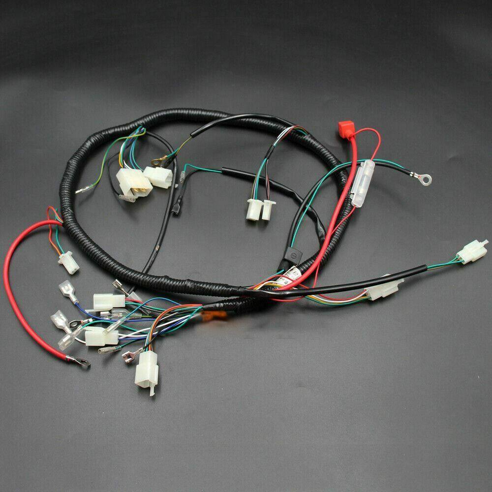QUAD WIRING HARNESS 200 250cc Chinese Electric start Loncin Zongshen Ducar Lifan - TDRMOTO