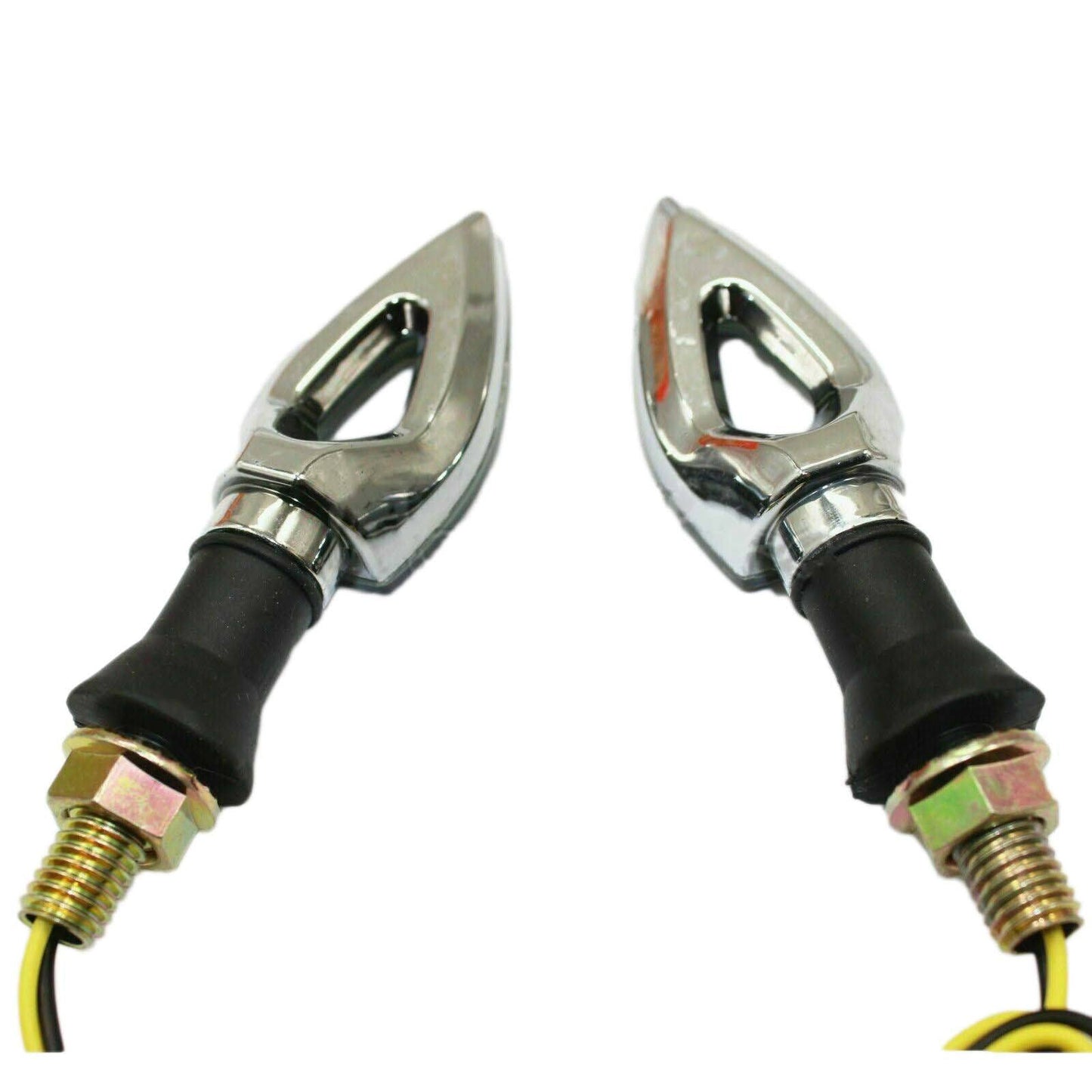 4x Mini LED Indicators Motorcycle Motorbike LED Blinkers For Yamaha Honda Suzuki - TDRMOTO