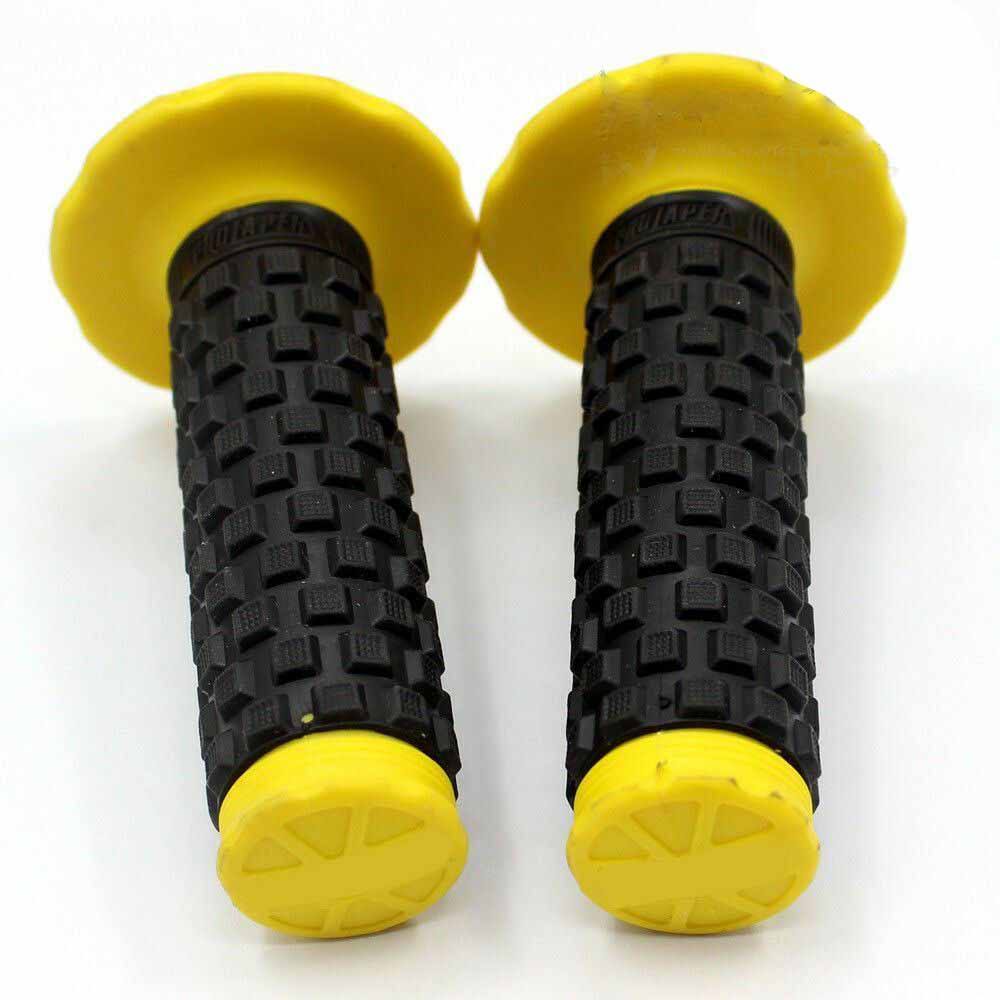 Handlebar + Yellow Hand Grips Universal 22mm For Off Road Motorcycle Dirt Bike - TDRMOTO