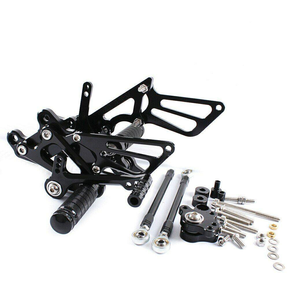 Rearset Foot Pegs Black For Honda CBR600RR ABS 2009 2010 2011 2012 2013-2015 - TDRMOTO