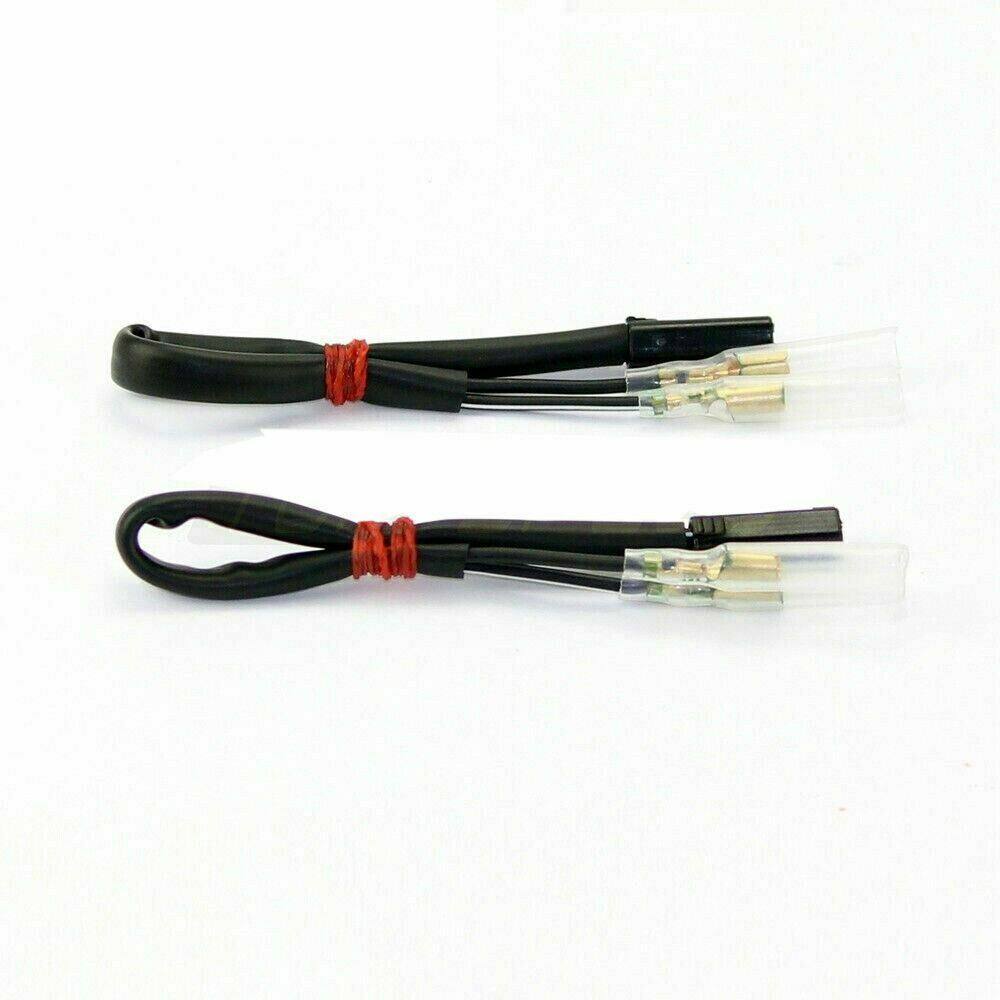 1 Pair Motorcycle Indicator Wire Leads Connector Leads Adaptor Cable For Suzuki - TDRMOTO