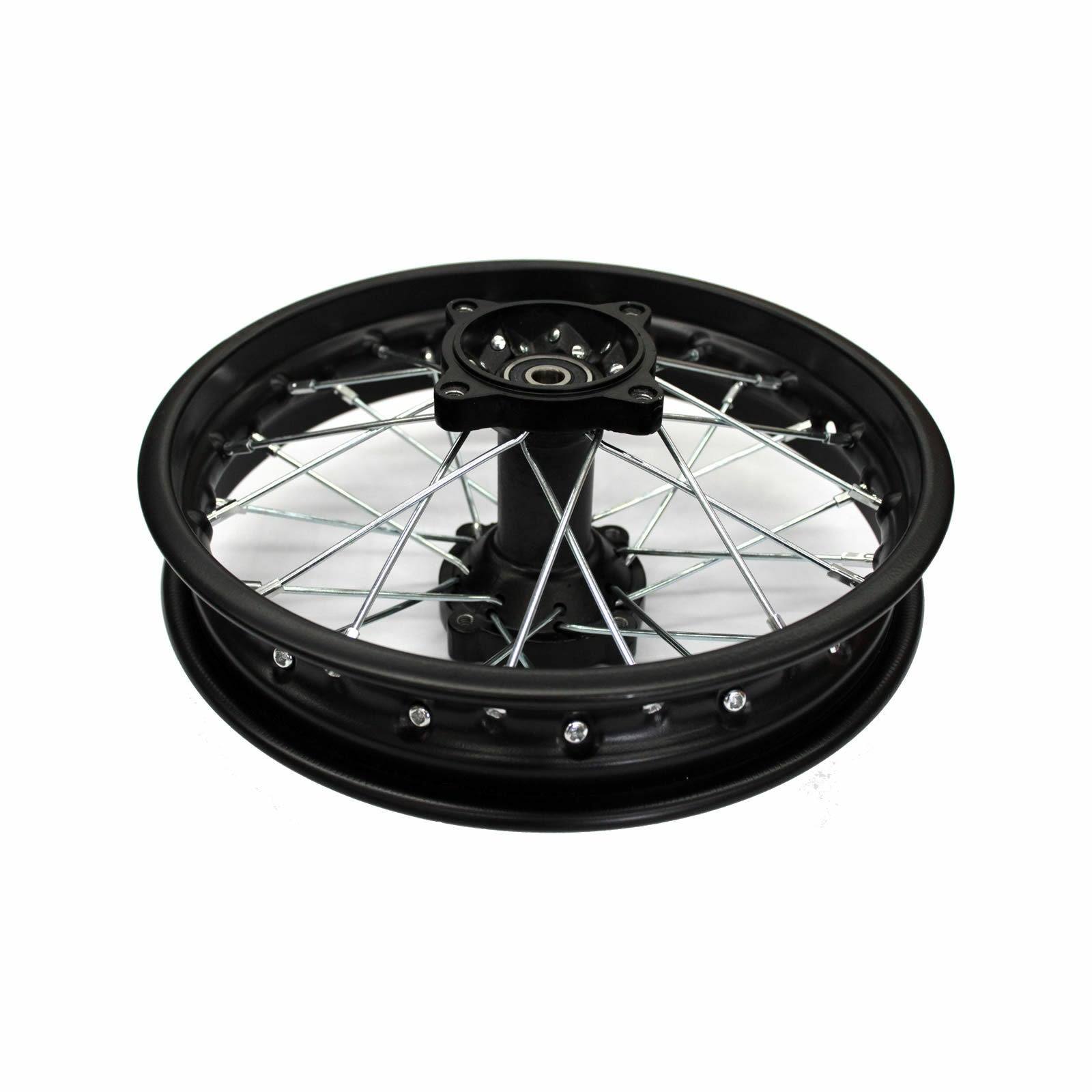 1.85-12 12mm Axle Rim 80/100-12 Tyre 70cc 110cc 125cc Dirt Pit Pro Trail MX Bike - TDRMOTO