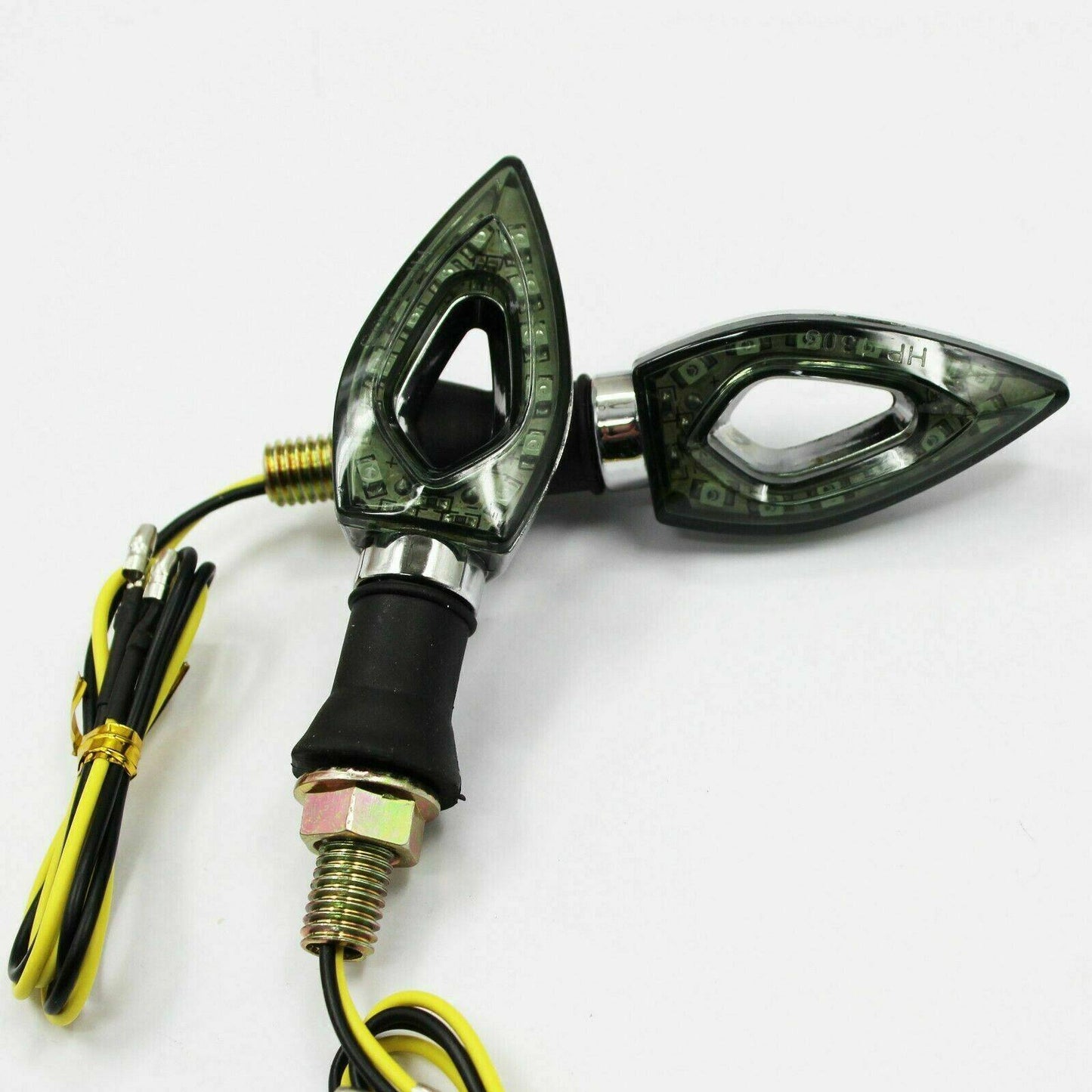 4x Mini LED Indicators Motorcycle Motorbike LED Blinkers For Yamaha Honda Suzuki - TDRMOTO