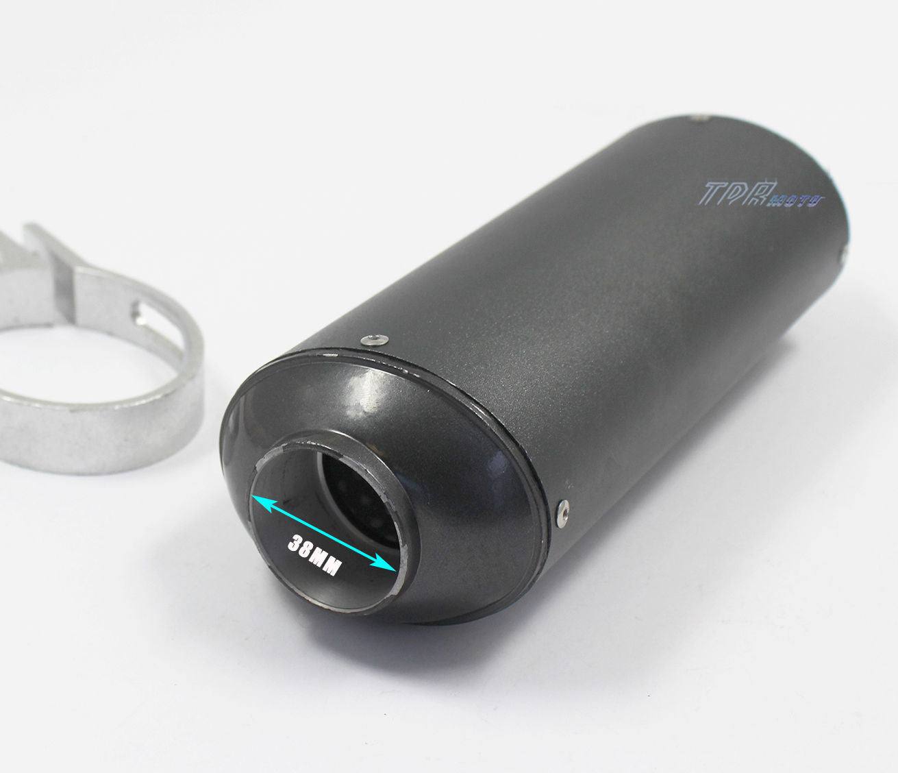 38mm Racing Exhaust Muffler Pipe For Dirt Bike 125cc 200cc - TDRMOTO