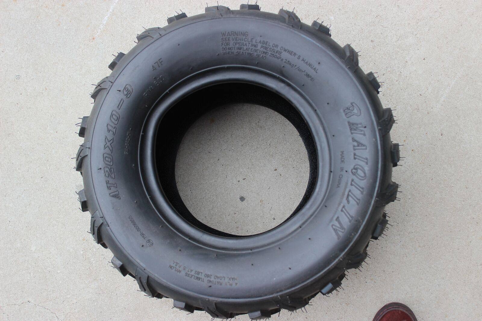 2pcs 20x10-9 4-Ply Tyre For 200cc 250cc 300cc ATV Quad Buggy UTV - TDRMOTO