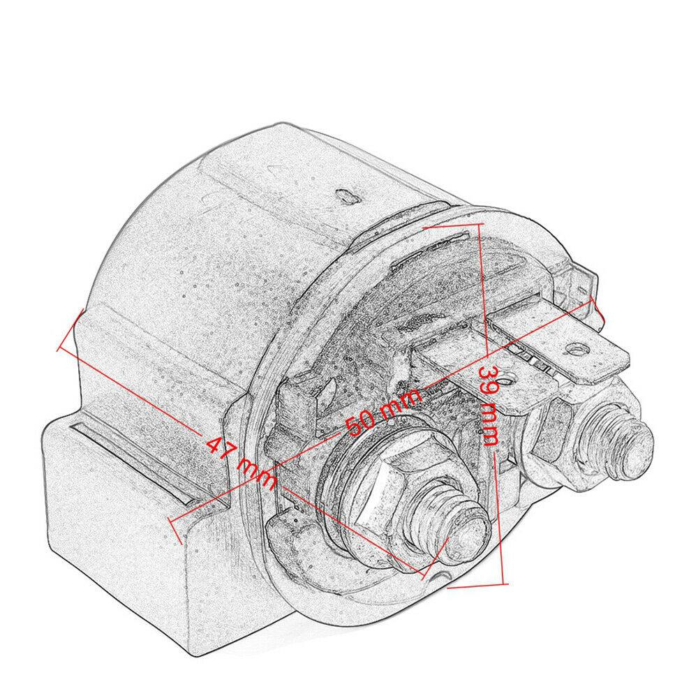 Motorcycle Solenoid Starter Relay for Kawasaki ZX750E Turbo 1984-1985 - TDRMOTO