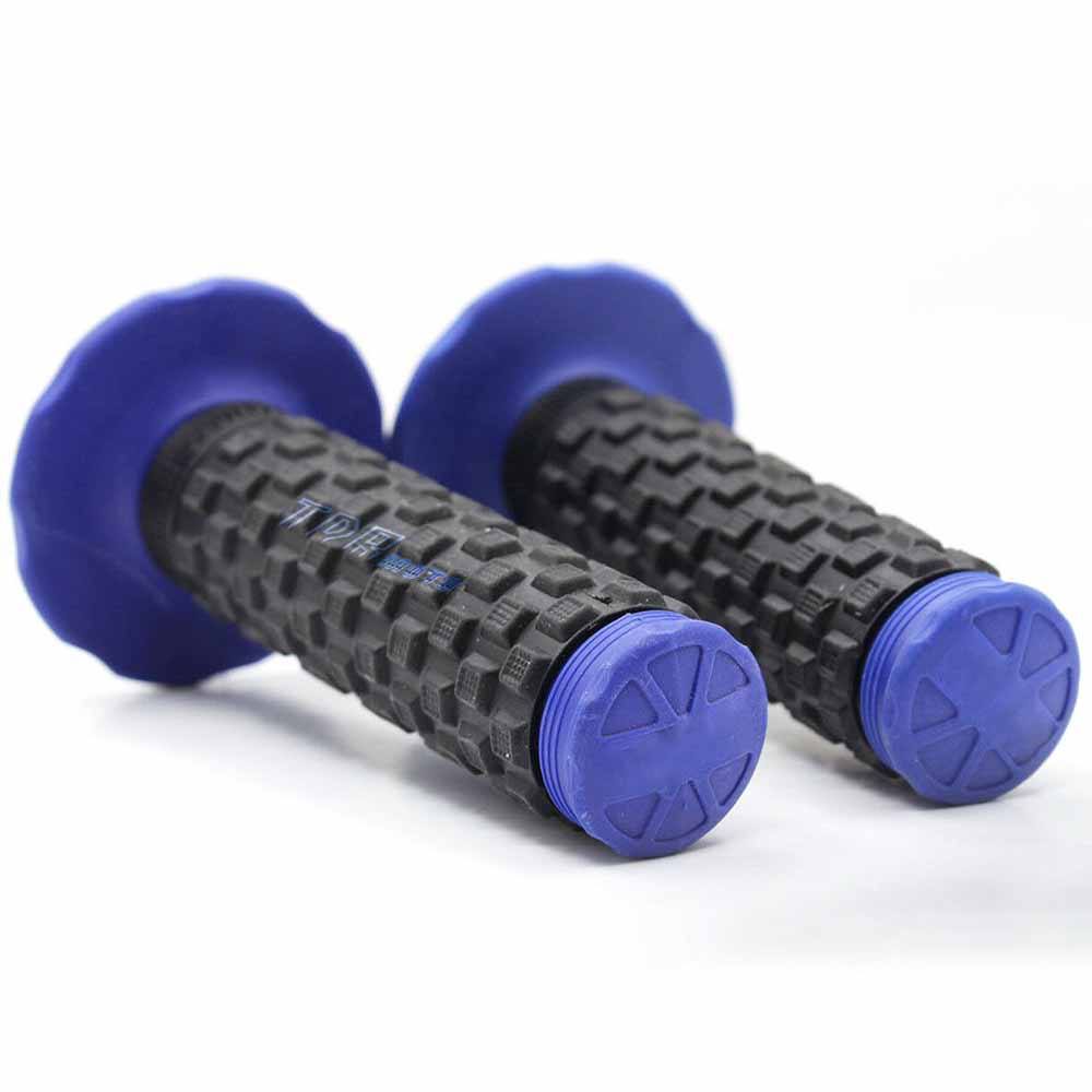 7/8" 22mm Universal Blue Handlebar & Hand Grip For Dirt Bike Off Road ATV Quad - TDRMOTO