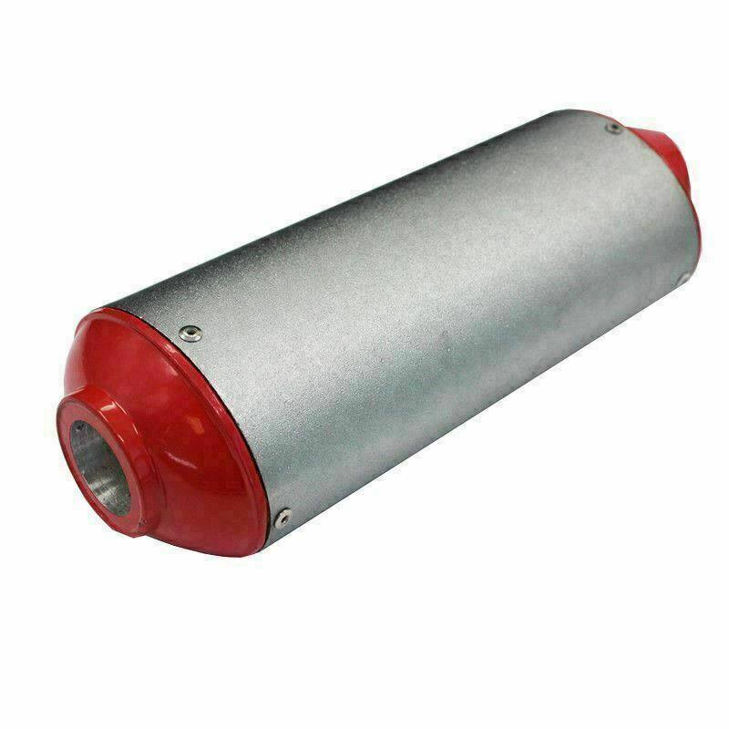 28MM RED EXHAUST MUFFLER CRF 50 70 BBR KLX DHZ 50 70 90 110 125CC DIRT PIT BIKE - TDRMOTO