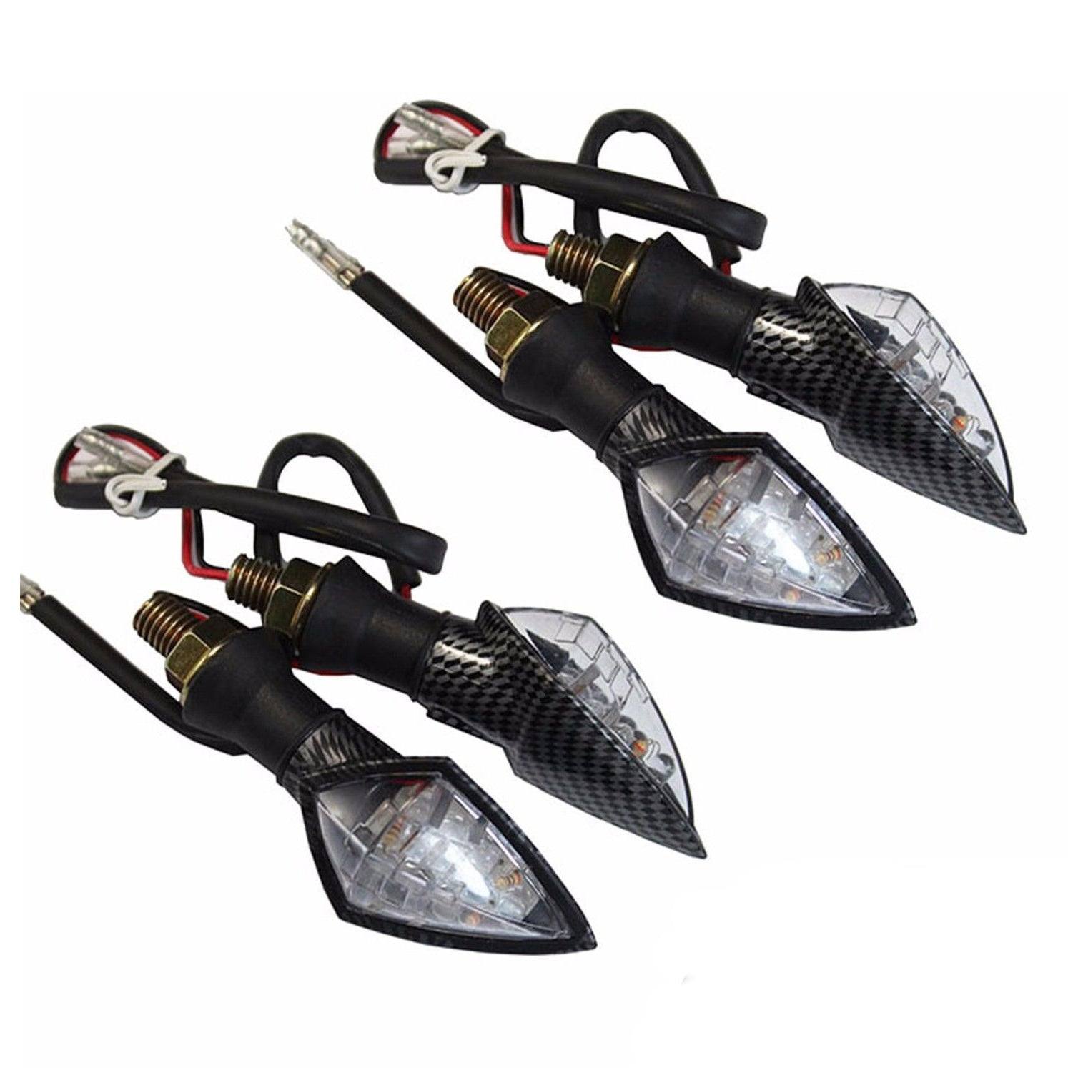 4x LED Turn Signals Light Indicators Motorcycle Hyosung GT250R GT650R GT 250R AU - TDRMOTO