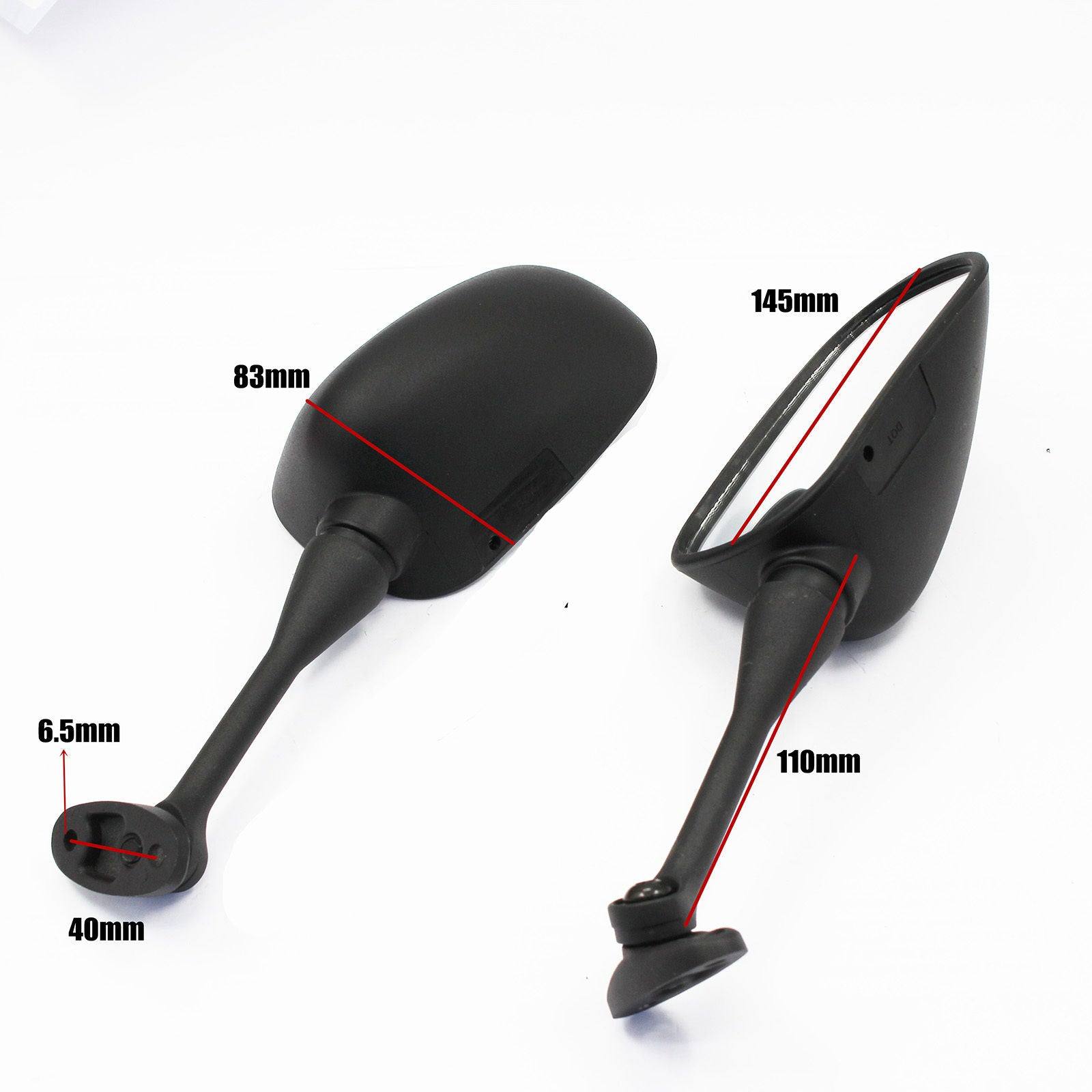 Black Rear view Side Mirrors for Honda 03 - 12 CBR 600 RR CBR 1000 04 05 06 07 - TDRMOTO