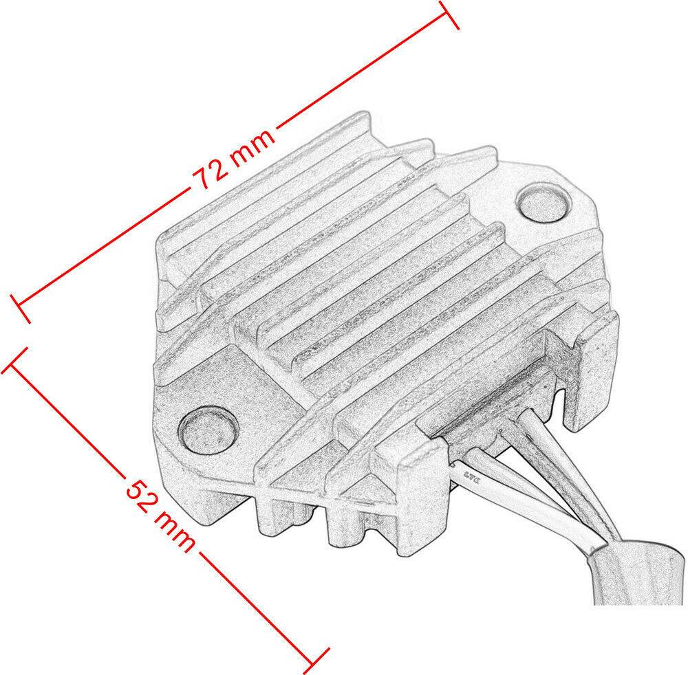 12V Motorcycle Regulator Rectifier 5TG-81960-00-00 For Yamaha YFZ450 YFZ 450 - TDRMOTO