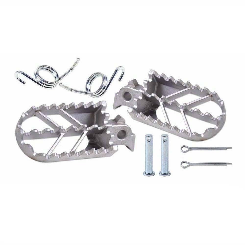 NEW Steel Universal Folding Foot Pegs Footpegs for Dirt Pit Trai Bike Motorcycle - TDRMOTO