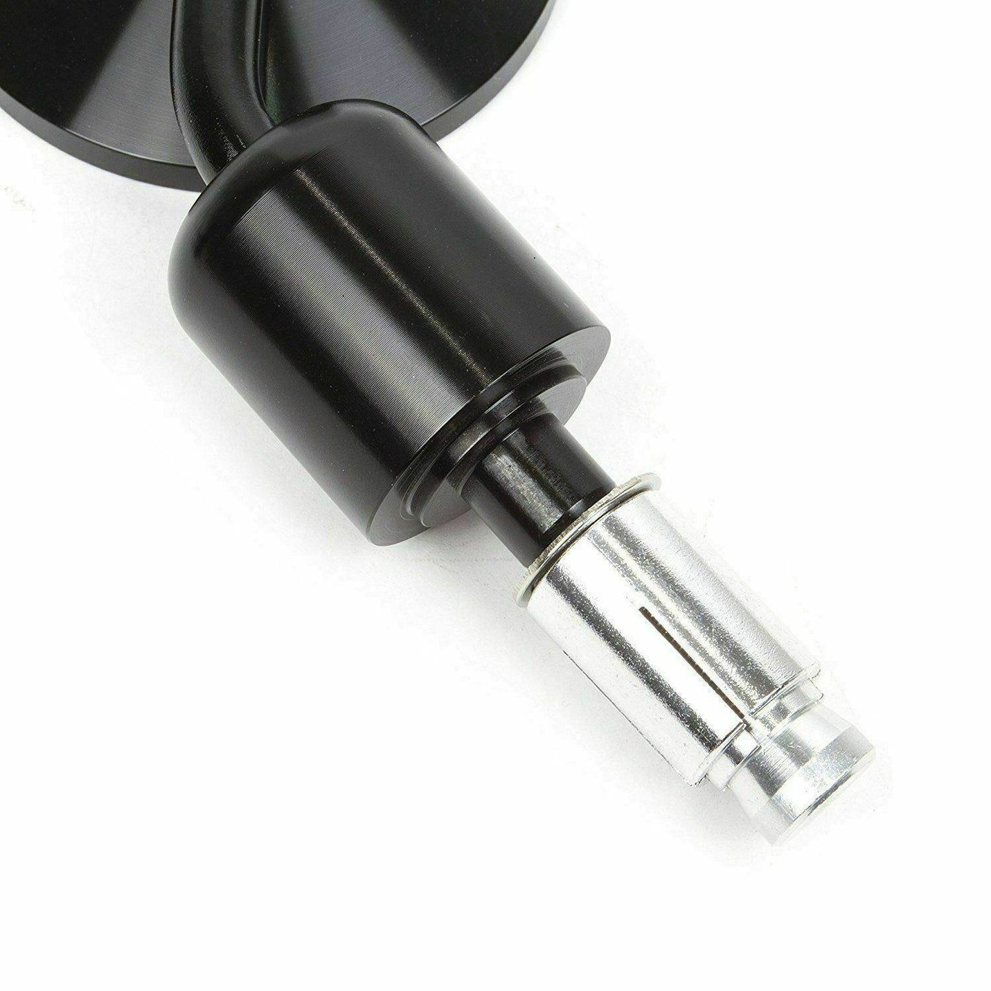 Black CNC 7/8" Handle Bar End Rear-view Mirror Universal Fit - TDRMOTO