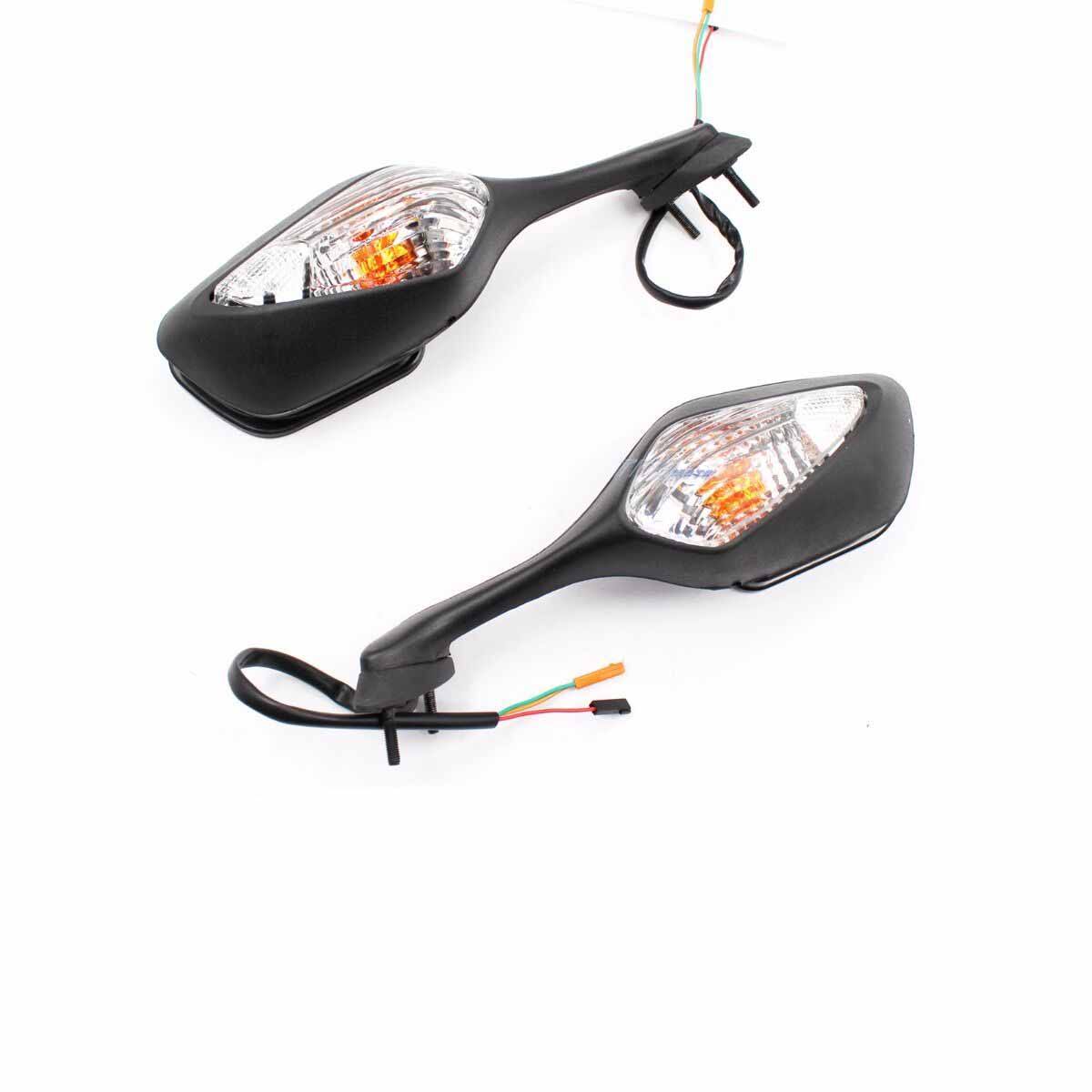 New Black Turn Signals Motorcycle Mirrors Set For HONDA CBR1000 RR 1000RR 08-15 - TDRMOTO