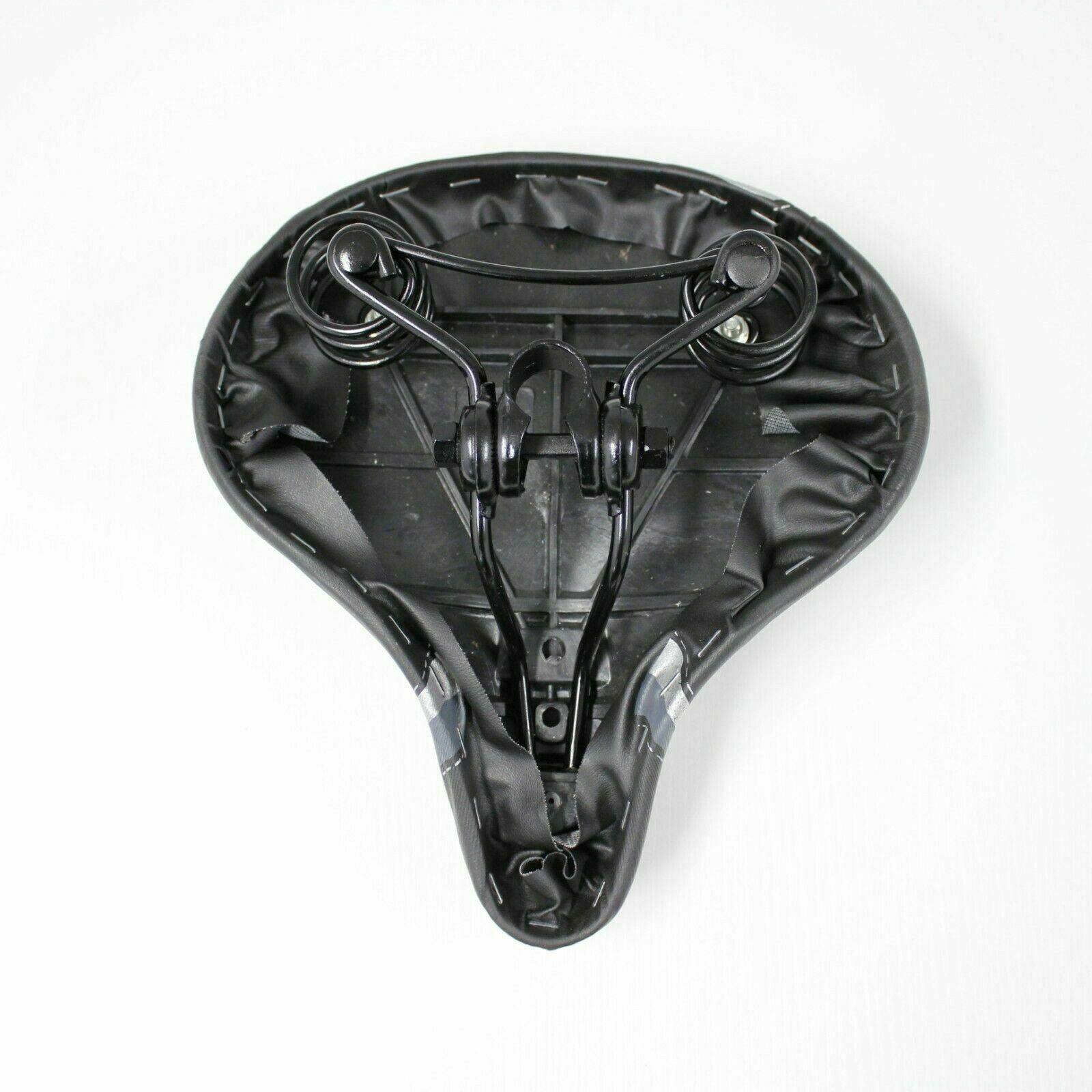 Unisex Large Bum Bike Bicycle Cycling Sprung Seat Saddle with Seat Post Pillar - TDRMOTO