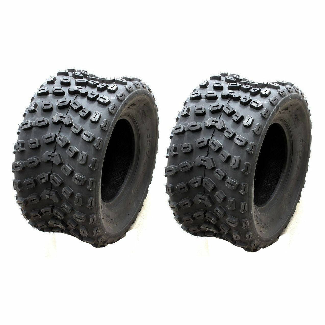 2pcs 22x11-10 Inch Knobby 4PLY Tyre ATV UTV Quad Bike Go Kart Mower 300/400/600cc - TDRMOTO