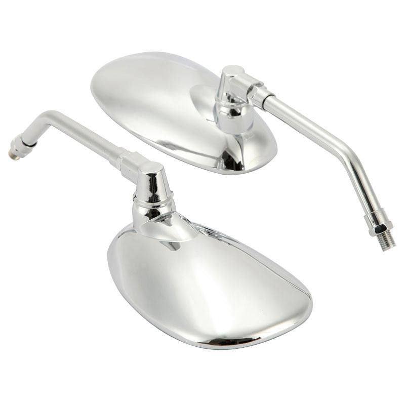 Chrome 10mm Rear View Side Mirrors 4 Hyosung GV250 Aquila AU STOCK - TDRMOTO