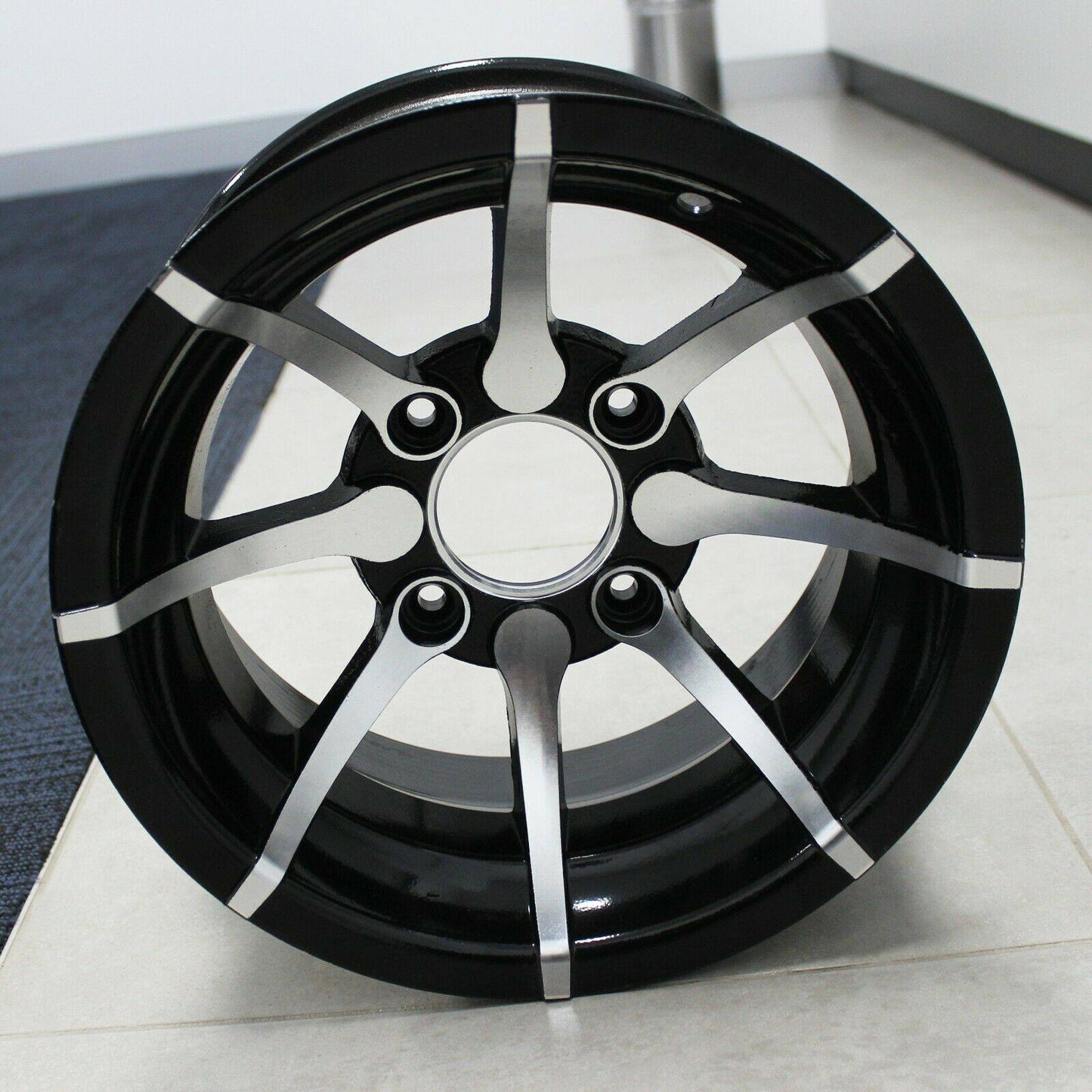 2pcs 25x10-12" Rear Back ALLOY Wheel Rim For Quad ATV Buggy Off Road Farm Dirt Bike - TDRMOTO