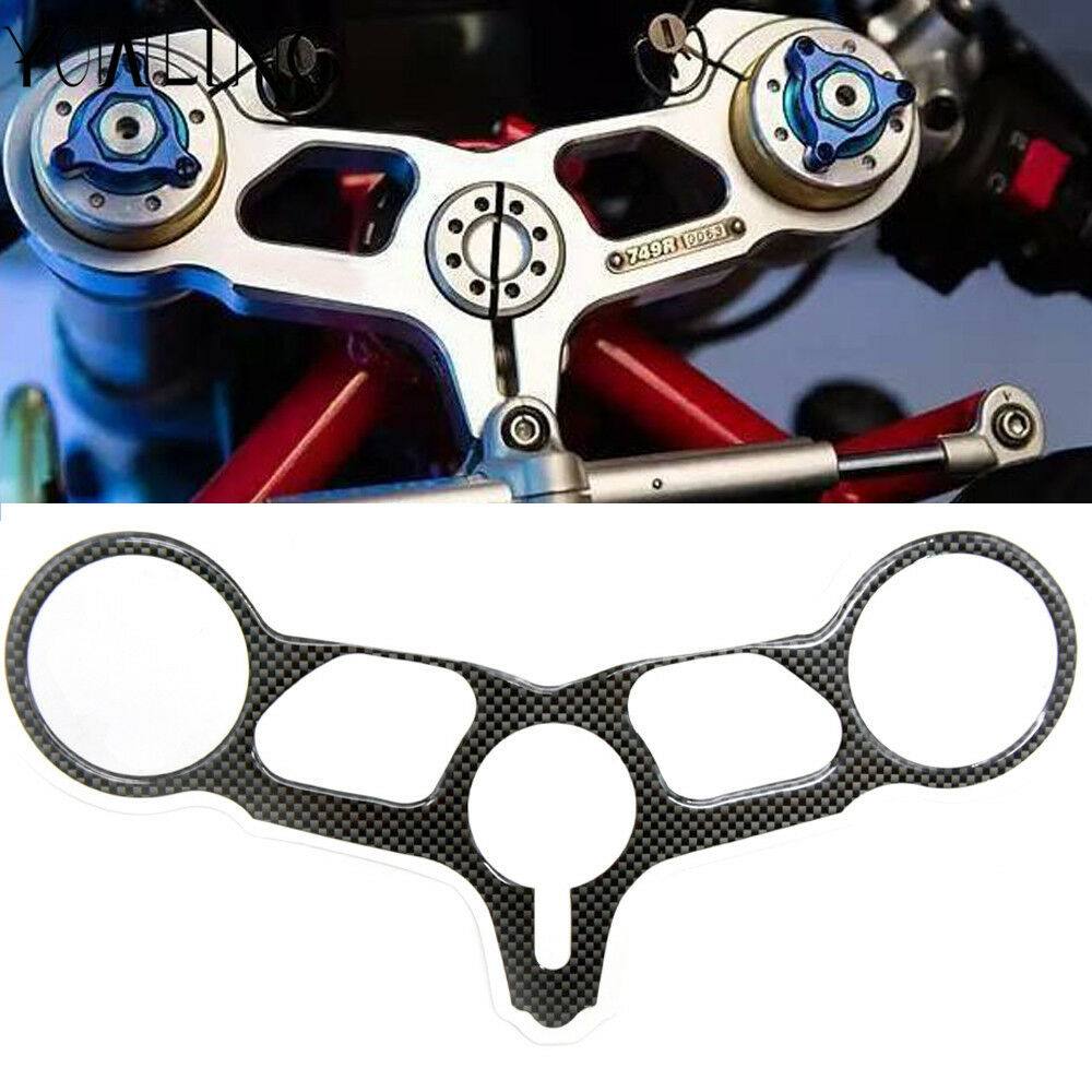 Triple Tree Top Clamp Decal Sticker Cabon Fiber Look Fit Fit DUCATI 749 999 - TDRMOTO
