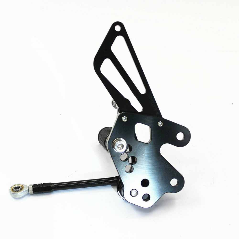 Black CNC Rearset Foot pegs Rear set Fits Kawasaki Ninja 250R 2008-2012 - TDRMOTO