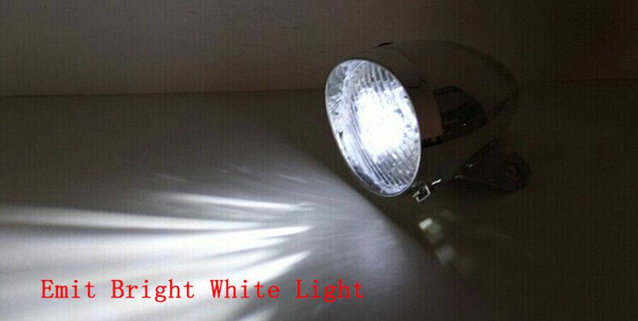 Retro Bicycle Lamp Bike Front Light Bike Headlight Cycling Vintage LED MTB Lamp - TDRMOTO