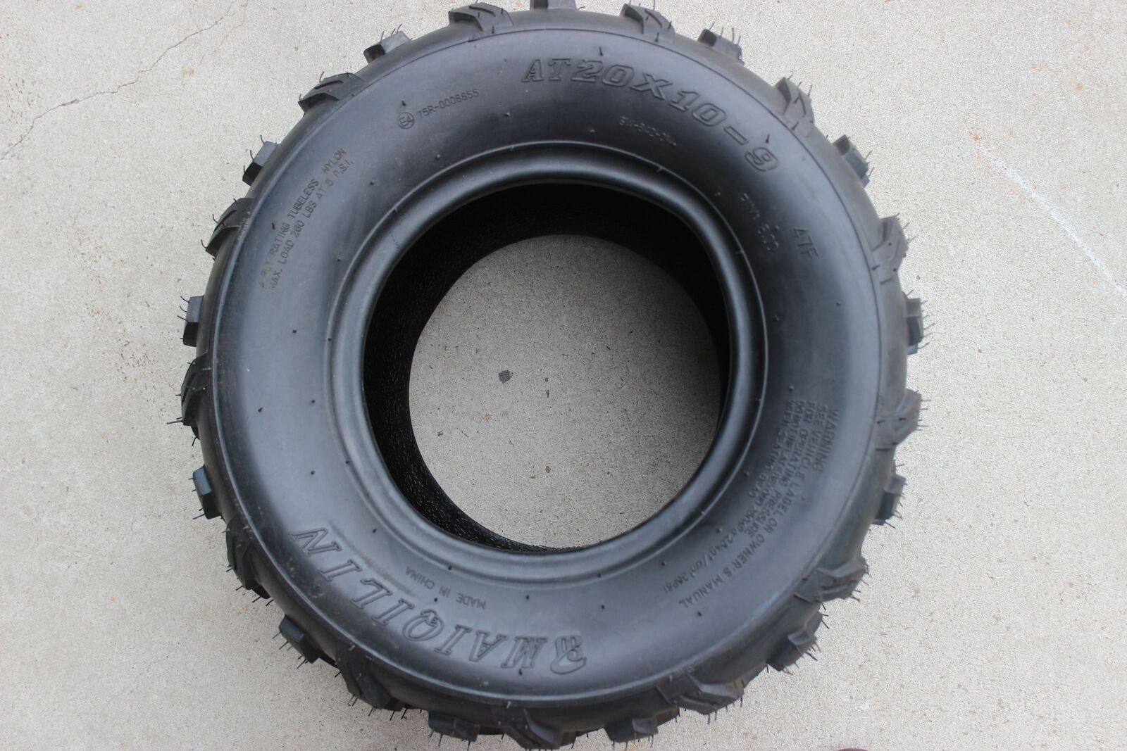 2pcs 20x10-9 4-Ply Tyre For 200cc 250cc 300cc ATV Quad Buggy UTV - TDRMOTO