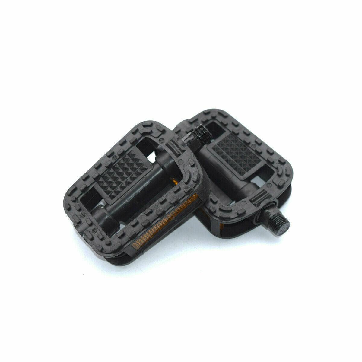 9/16" Bicycle Pedals Foot Pegs for BMX Push Bike Road Bike eBike Flat Platform - TDRMOTO