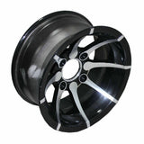 25X10- 12" inch Rear Back ALLOY Wheel Rim For Quad ATV Buggy Off Road Farm Dirt Bike - TDRMOTO