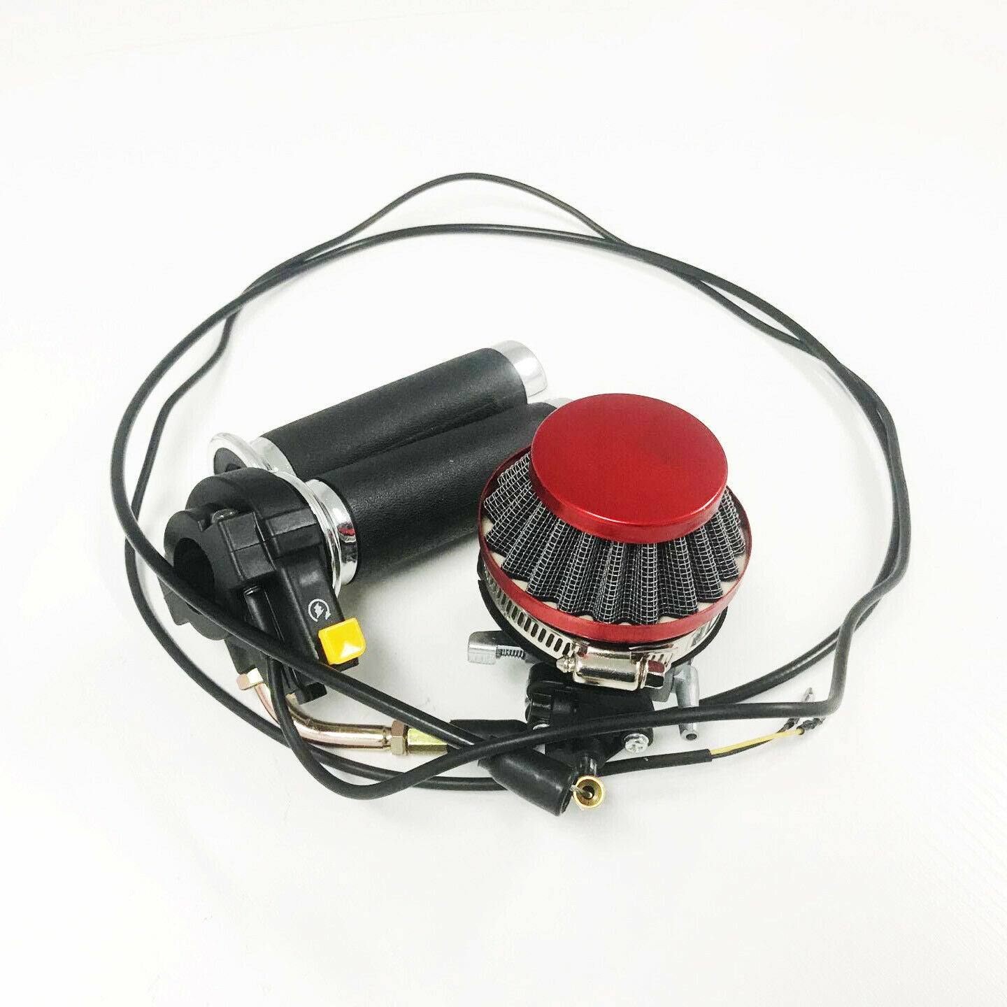 CNS High Performance Adjustable Carburetor for 49CC 66CC 80CC Engine Kits - TDRMOTO