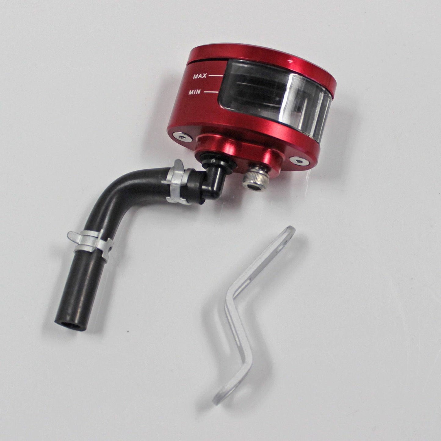 Universal Red CNC Motorcycle Front Brake Clutch Tank Master Cylinder Fluid Oil Reservoir Cup for Suzuki Yamaha Honda Kawasaki - TDRMOTO